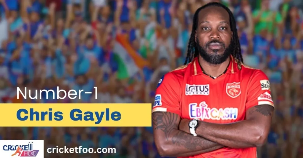 Top 10 Batsman Who Hit Most Sixes in IPL : Chris Gayle