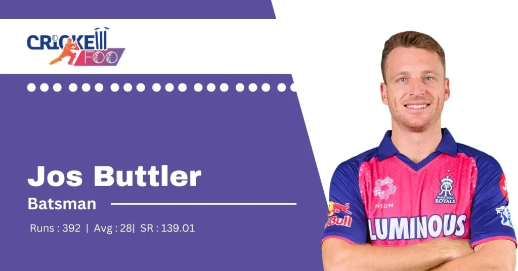 Impactful Players in Match 4 : Jos Buttler