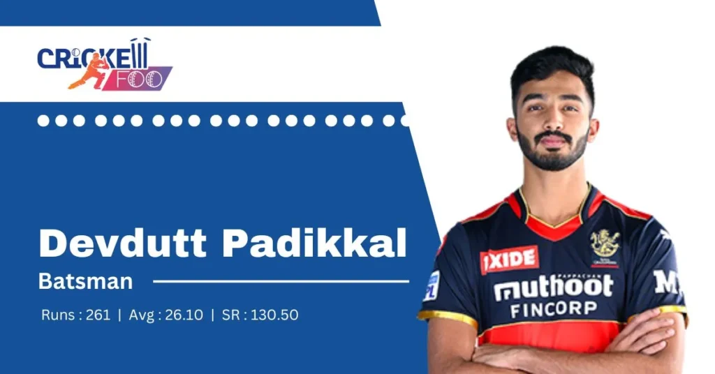 Impactful Players in Match 4 : Devdutt Padikkal