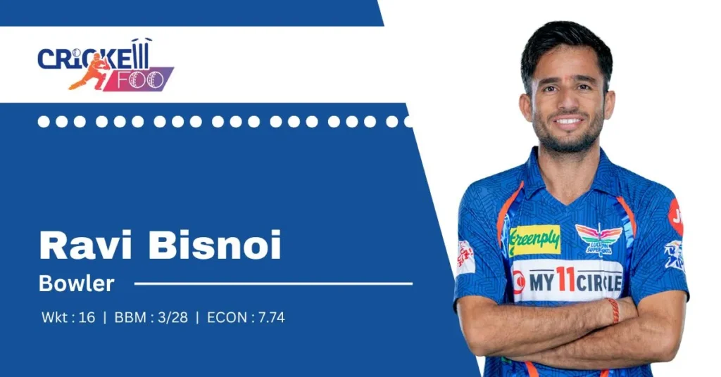 Impactful Players in Match 4 : Ravi Bisnoi