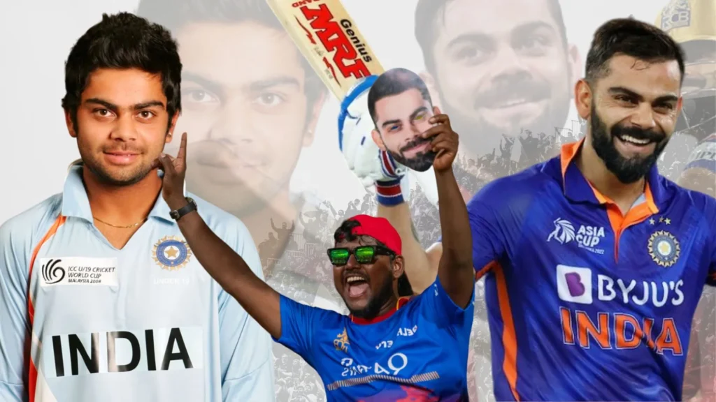 Virat Kohli fan following in world